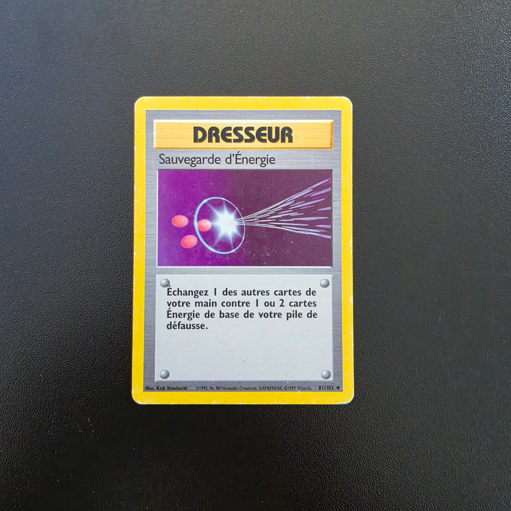 Sauvegarde d'Energie