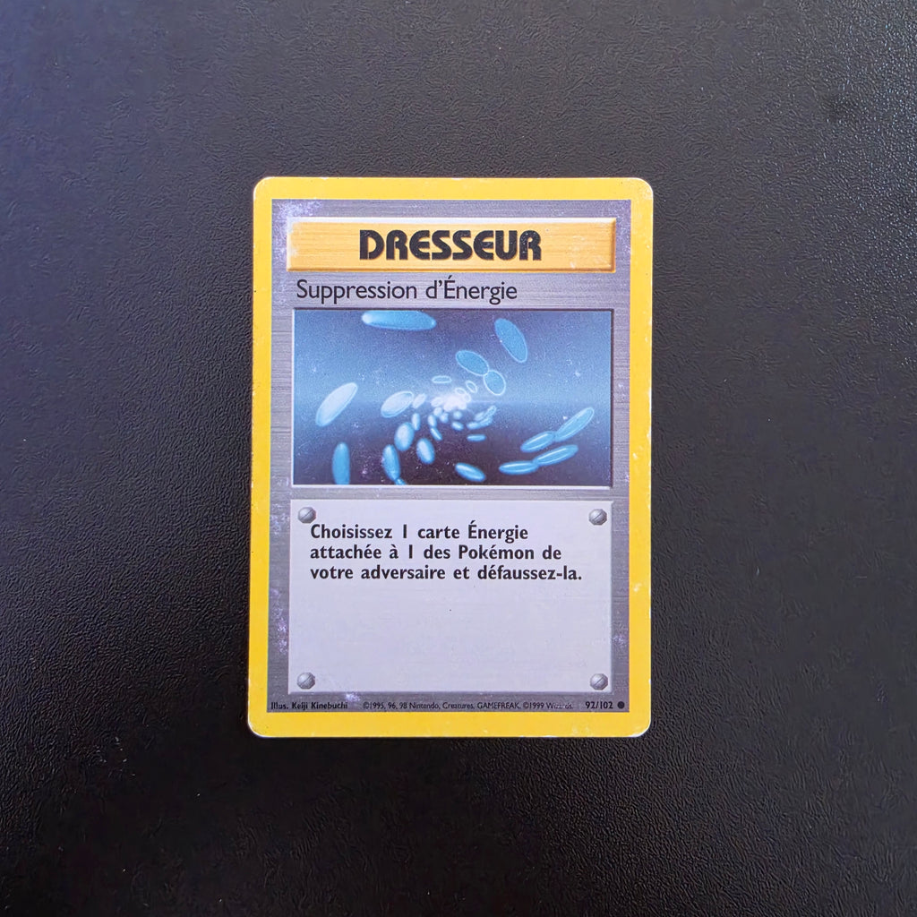 Supression d'Energie