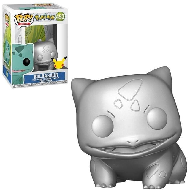 Funko Pokemon POP! Games Bulbasaur Vinyl Figure #453 [Metallic Silver]