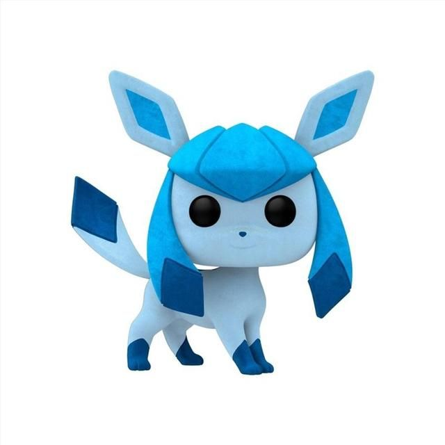 Funko Pop! Games Glaceon Flocked Hot Topic Exclusive Vinyl Figure