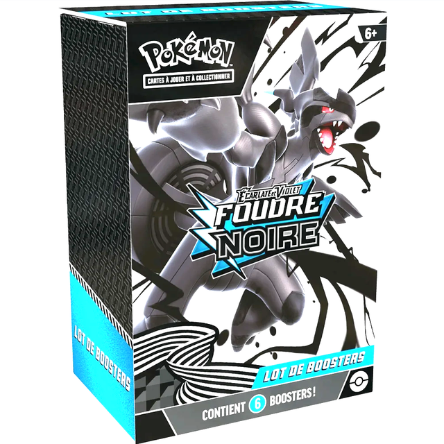 Bundle SV10.5 Pokémon Foudre Noire Boosters FR